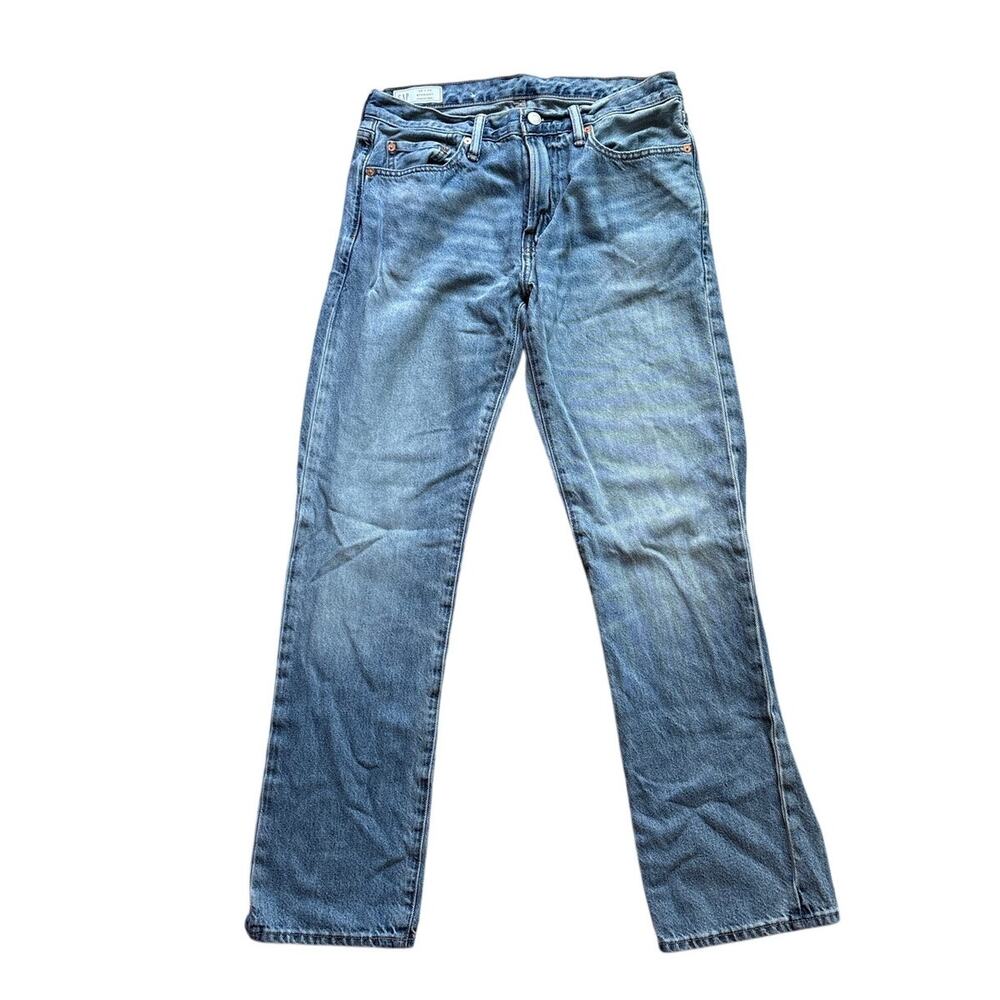 Gap Ultrasoft Denim Straight Jeans Light Wash 29x30